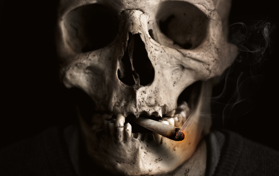 담배 해골